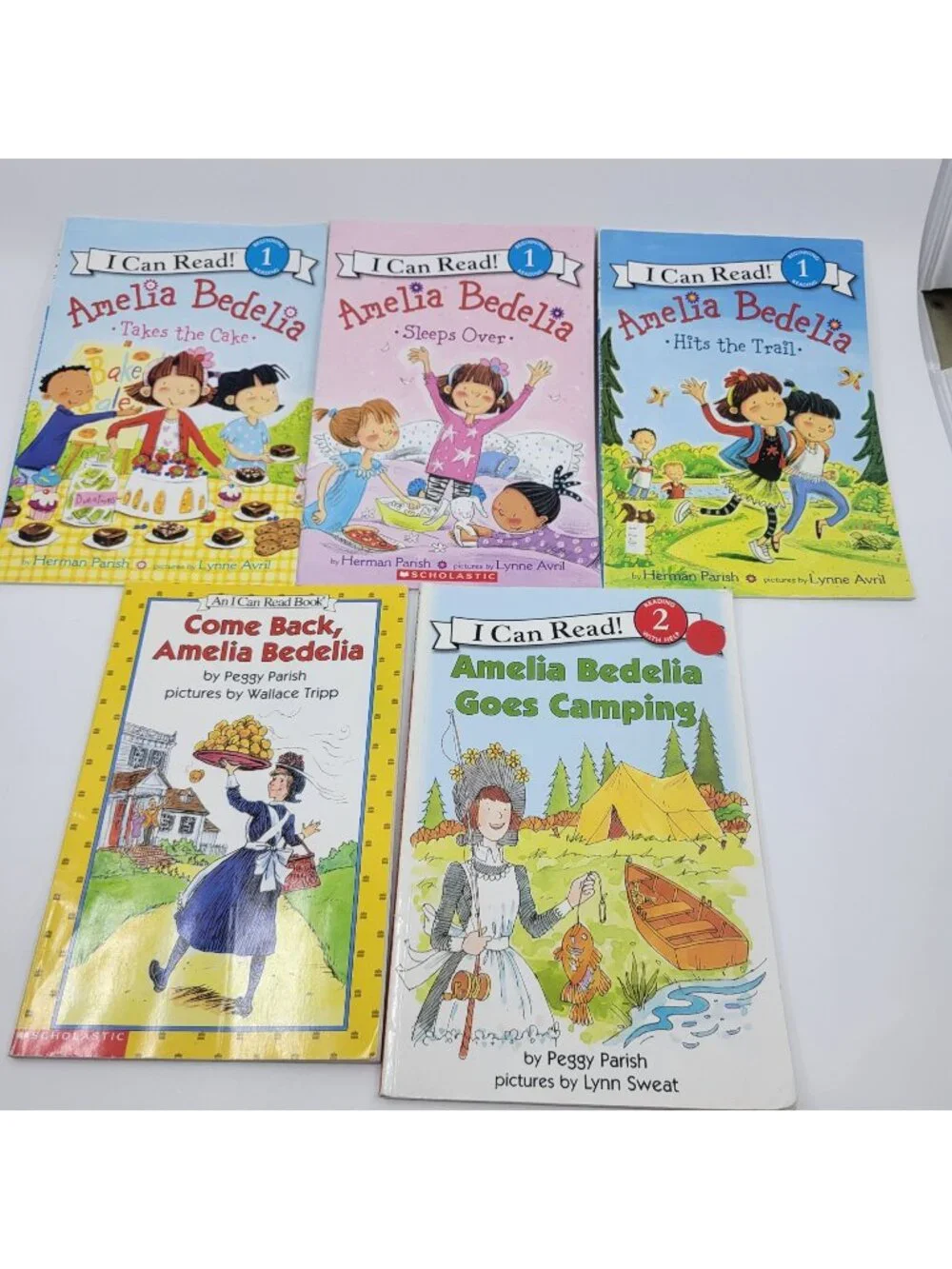 AMELIA BEDELIA Lot of 5 Level 1 & 2 Beginning Reader Books - BK201